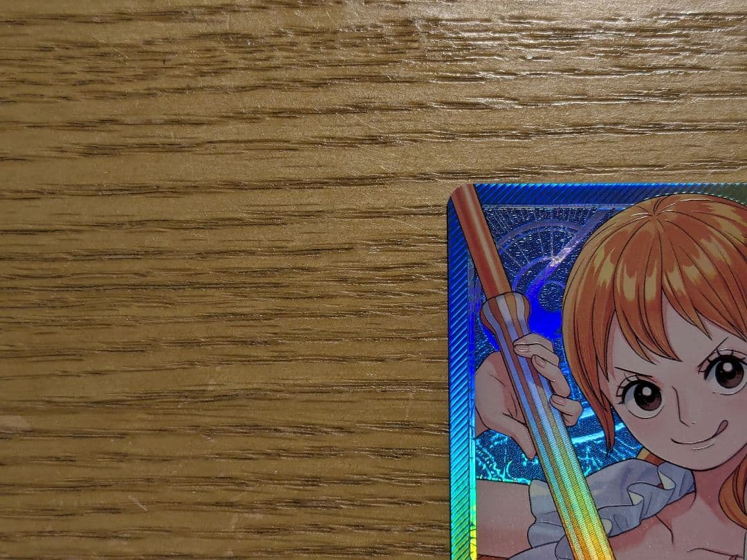 One Piece Card Game Blue Yellow Nami OP11-041 Leader Parallel Card Japan Import
