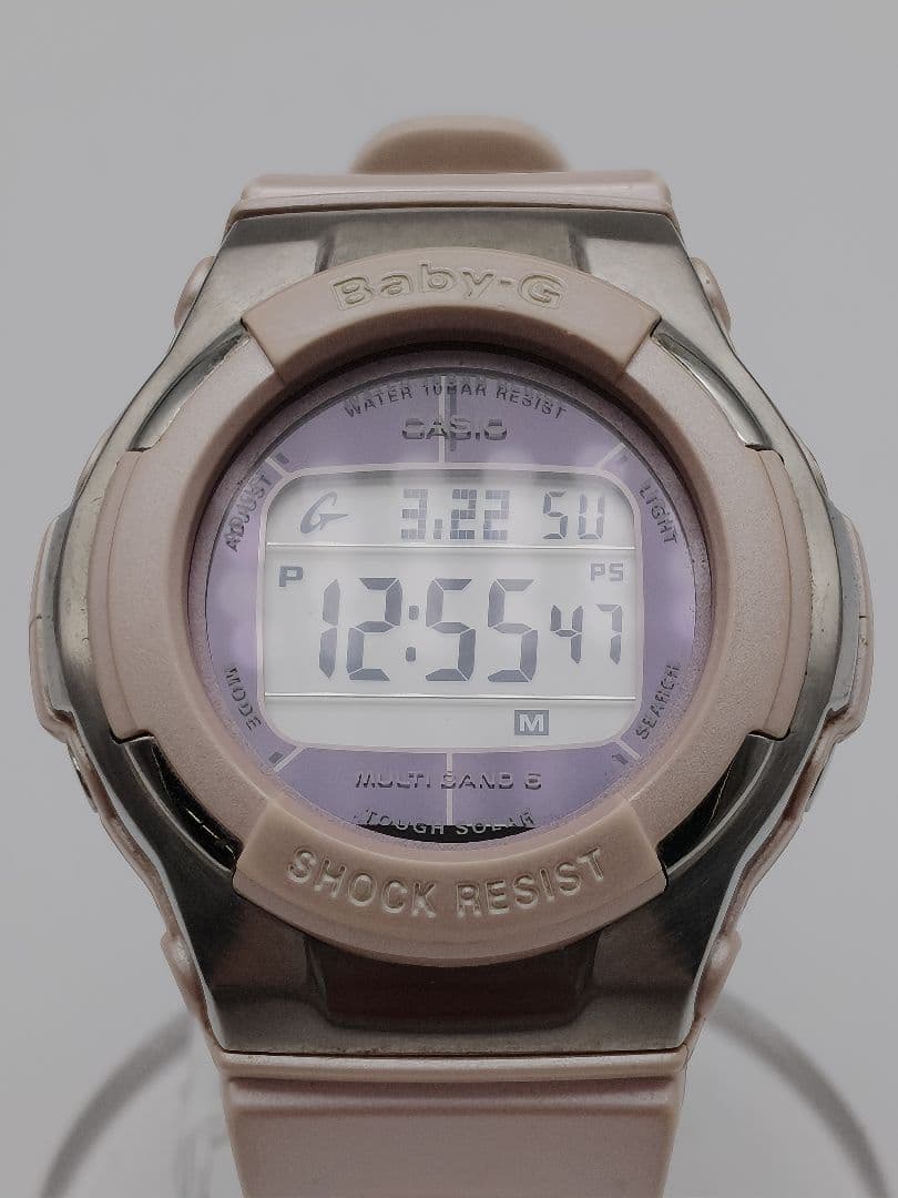 Casio Baby-G Digital Watch Pink M-1 Series Multi-Band 6 Solar Japan Import