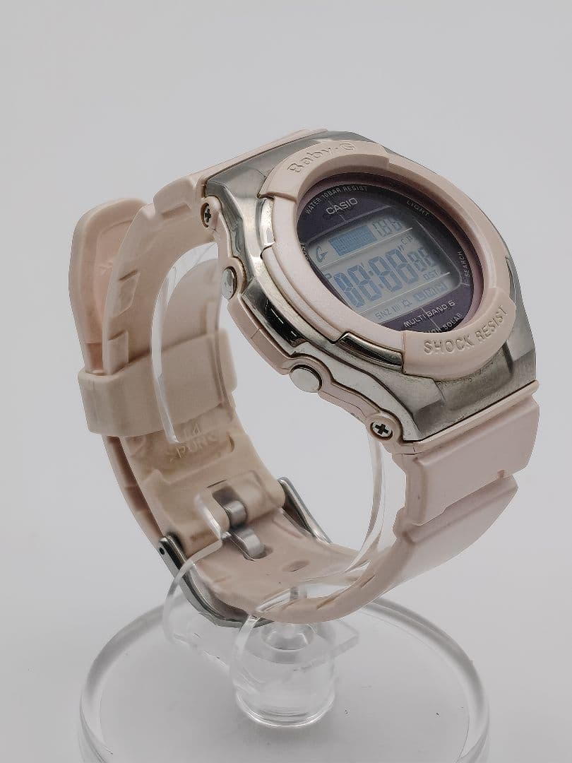 Casio Baby-G Digital Watch Pink M-1 Series Multi-Band 6 Solar Japan Import