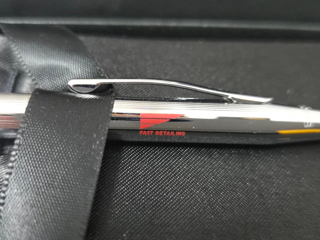 Cross Classic Century silver ballpoint pen with corporate logo and included case