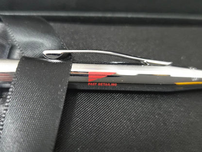 Cross Classic Century silver ballpoint pen with corporate logo and included case