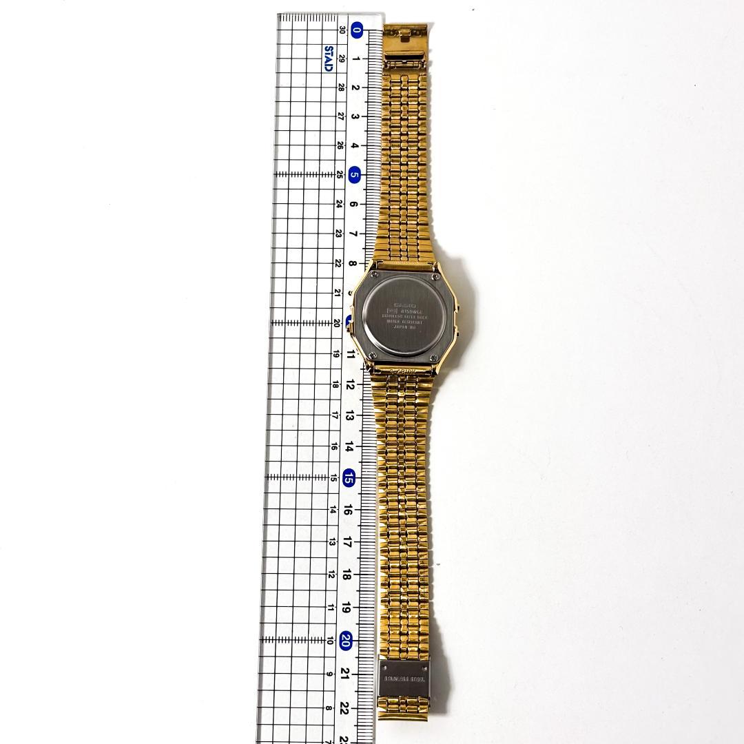 Casio A159WGE Gold Digital Wristwatch Model A159WGED-1