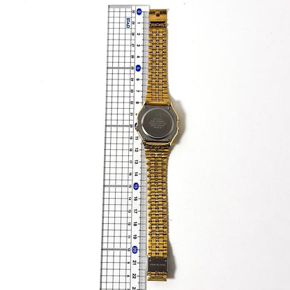 Casio A159WGE Gold Digital Wristwatch Model A159WGED-1
