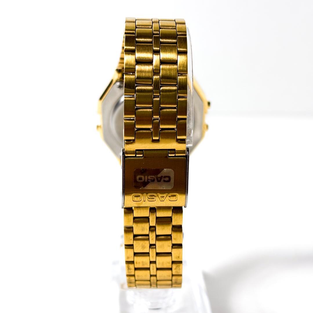Casio A159WGE Gold Digital Wristwatch Model A159WGED-1