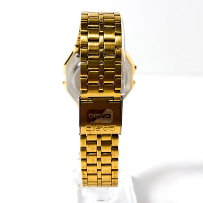 Casio A159WGE Gold Digital Wristwatch Model A159WGED-1