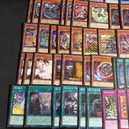 Yugioh Mark of the Dragon Tyrant Deck with 40 Main Deck cards and 15 EX Deck cards displayed