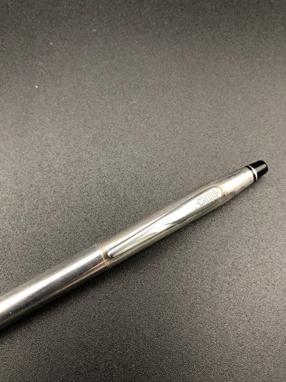Acroball Silver Plated Ballpoint Pen - Slim Silver Design — Japan Import