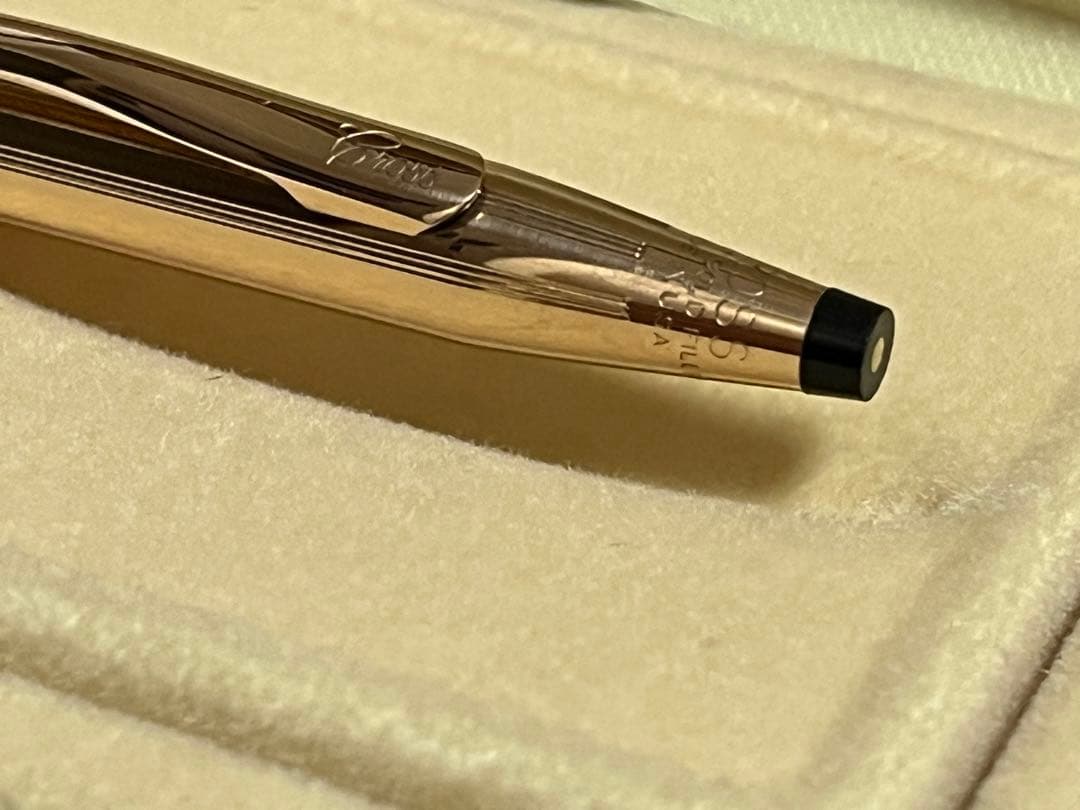 Cross 14K Gold Plated Ballpoint Pen — Japan Import
