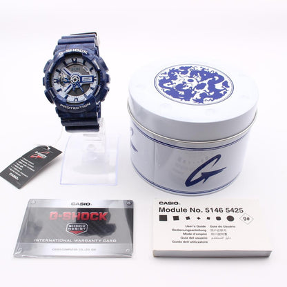 Casio G-Shock GA-110BMP Men's Watch Analogue-Digital Marble Blue 20ATM Japan Import