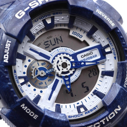 Casio G-Shock GA-110BMP Men's Watch Analogue-Digital Marble Blue 20ATM Japan Import