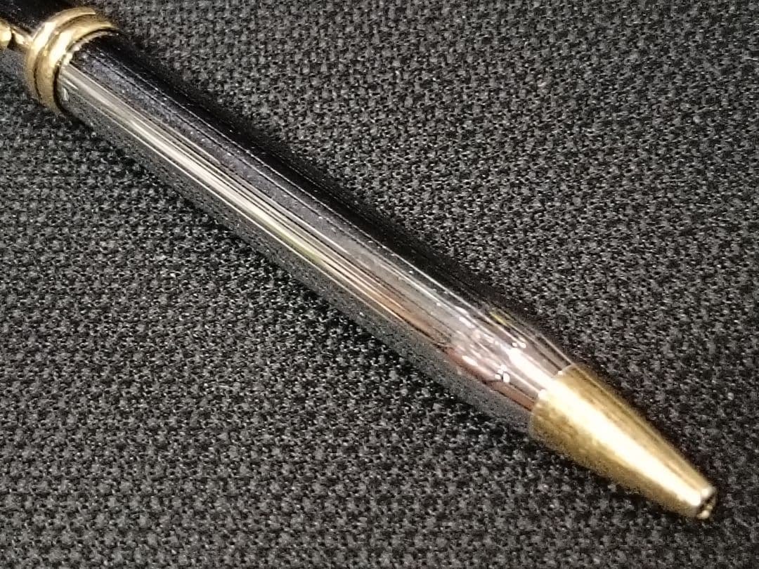 Cross Tendzust Medalist Ballpoint Pen USA Made Silver Gold Logo Script