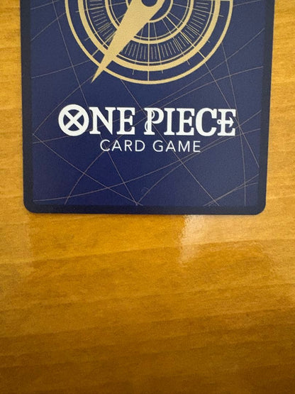 One Piece OP13-057 card featuring Ace, Sabo, and Luffy in SR Parallel rarity
