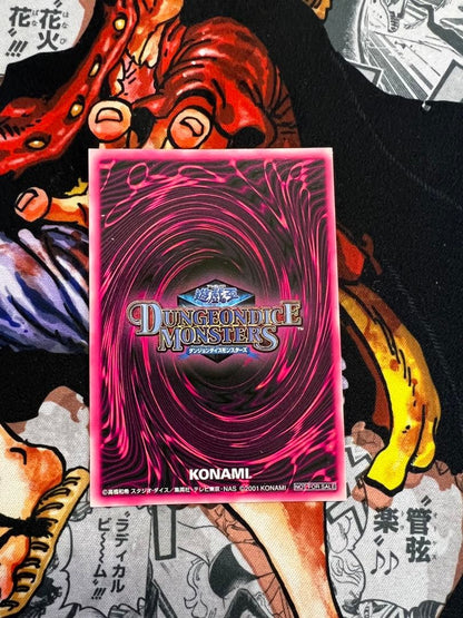 Yu-Gi-Oh Dungeon Dice Monsters Black Magician Girl card pink background Ultimate Rare with gold text