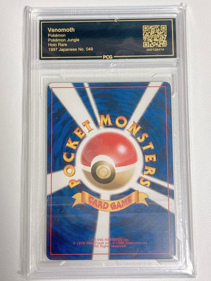Venomoth Pokémon Jungle 2nd Edition Holo Rare Card PSA 9.5 from 1997 Japan Import