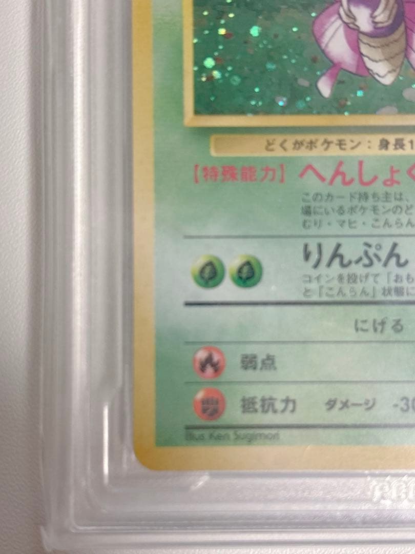 Venomoth Pokémon Jungle 2nd Edition Holo Rare Card PSA 9.5 from 1997 Japan Import