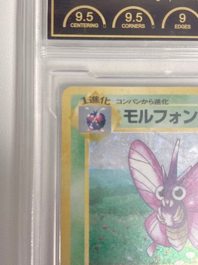 Venomoth Pokémon Jungle 2nd Edition Holo Rare Card PSA 9.5 from 1997 Japan Import