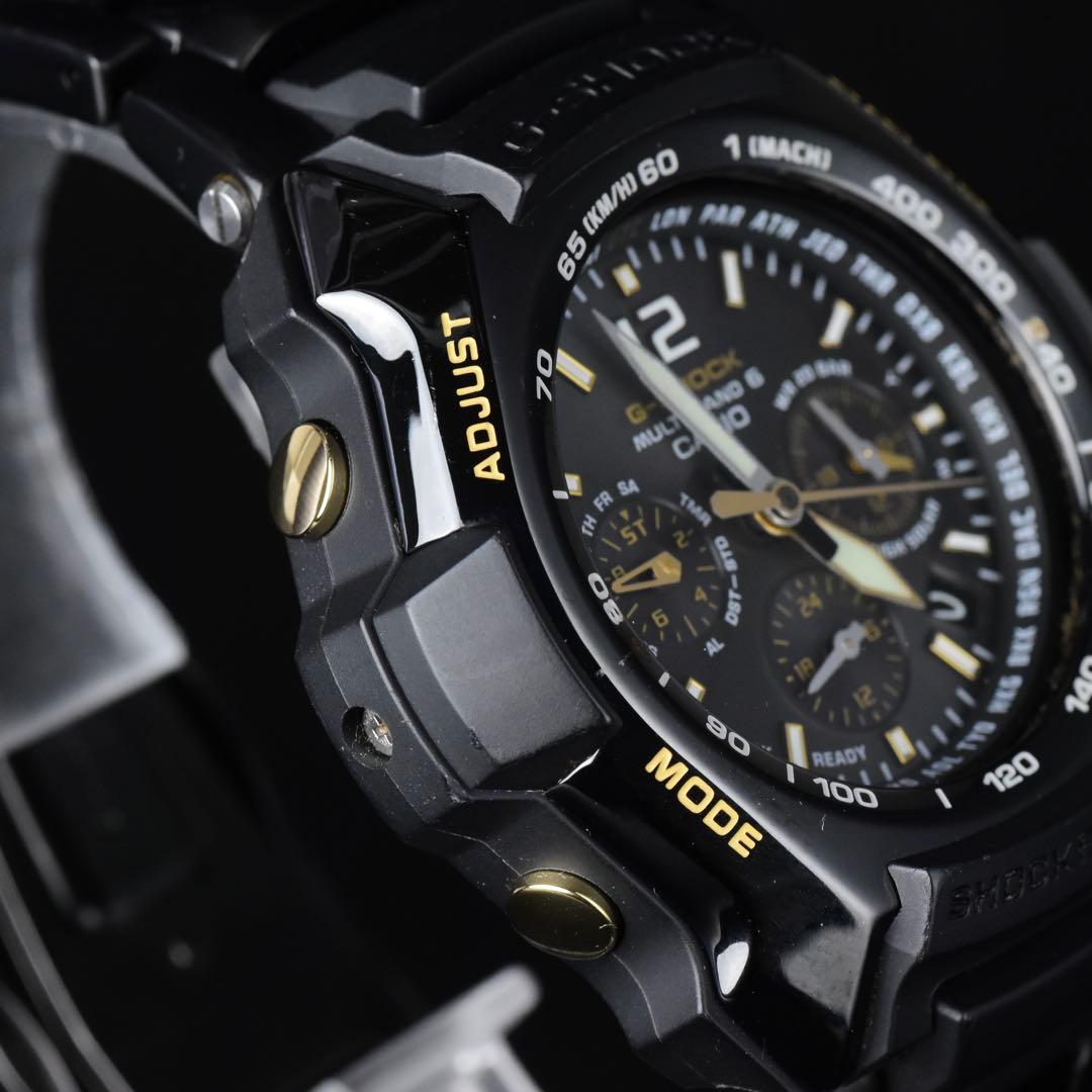 Casio G-Shock Gravitymaster GW-2000BGD-1AJF Radio Solar Metal Band Black and Gold — Japan Import