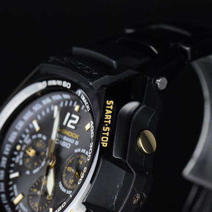 Casio G-Shock Gravitymaster GW-2000BGD-1AJF Radio Solar Metal Band Black and Gold — Japan Import