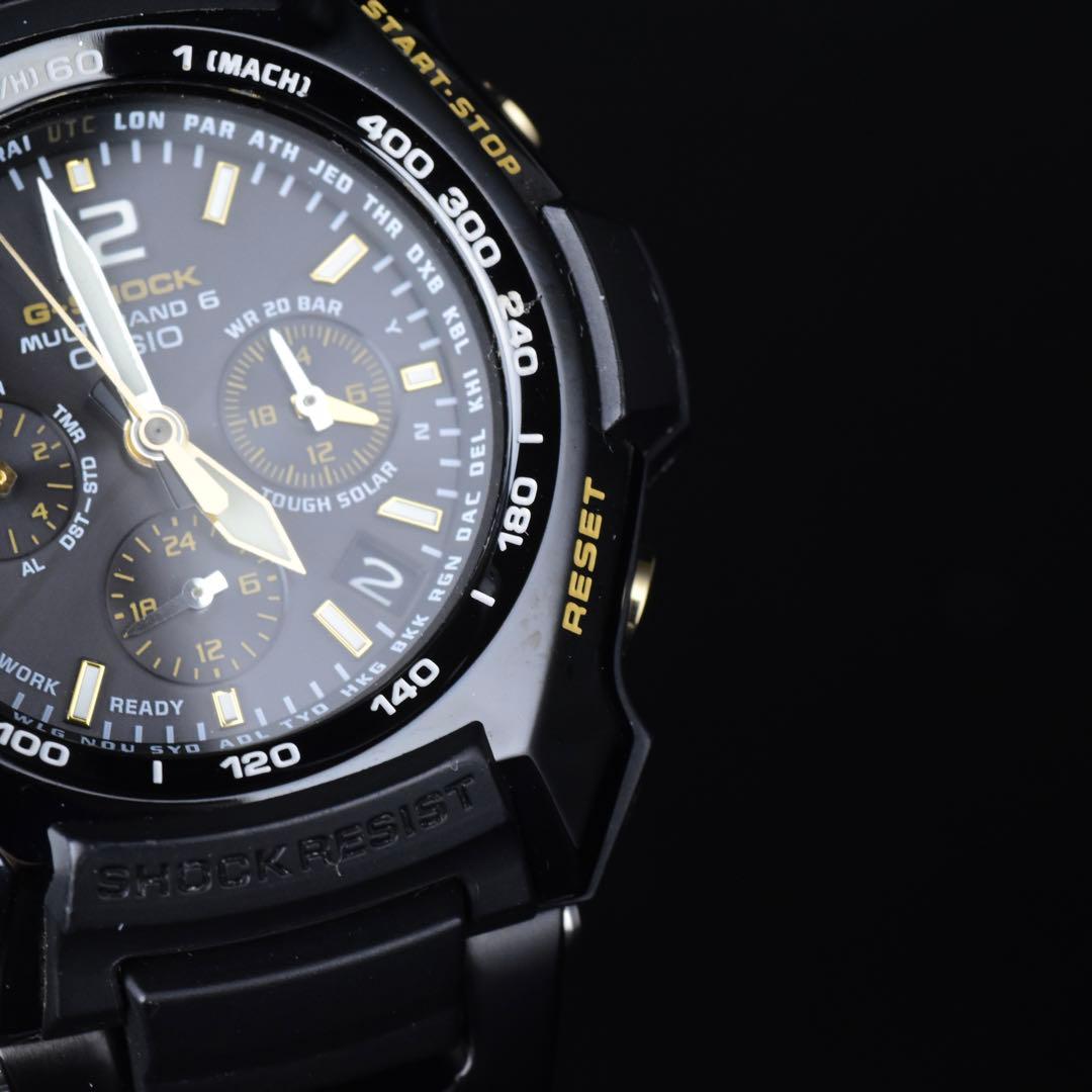 Casio G-Shock Gravitymaster GW-2000BGD-1AJF Radio Solar Metal Band Black and Gold — Japan Import