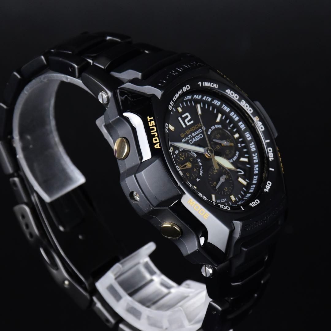 Casio G-Shock Gravitymaster GW-2000BGD-1AJF Radio Solar Metal Band Black and Gold — Japan Import
