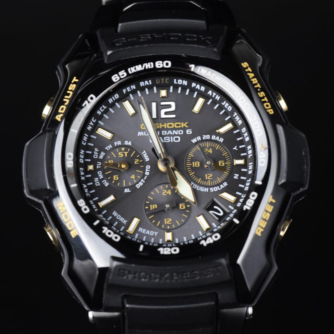 Casio G-Shock Gravitymaster GW-2000BGD-1AJF Radio Solar Metal Band Black and Gold — Japan Import