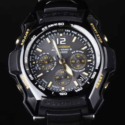 Casio G-Shock Gravitymaster GW-2000BGD-1AJF Radio Solar Metal Band Black and Gold — Japan Import