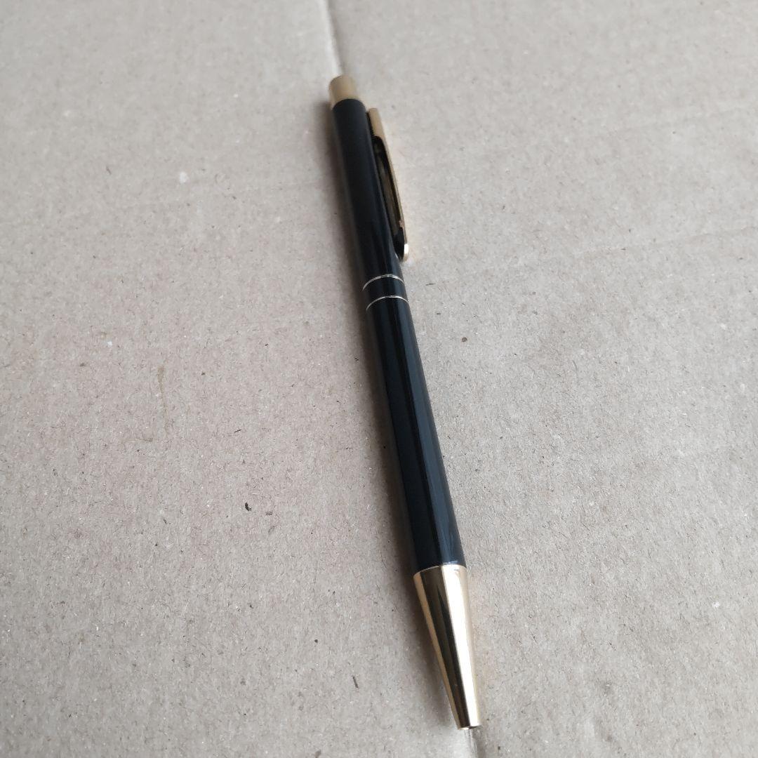 Daks Simpson London black ballpoint pen with replacement ink refill and Sailor compatible cartridge