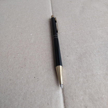 Daks Simpson London black ballpoint pen with replacement ink refill and Sailor compatible cartridge