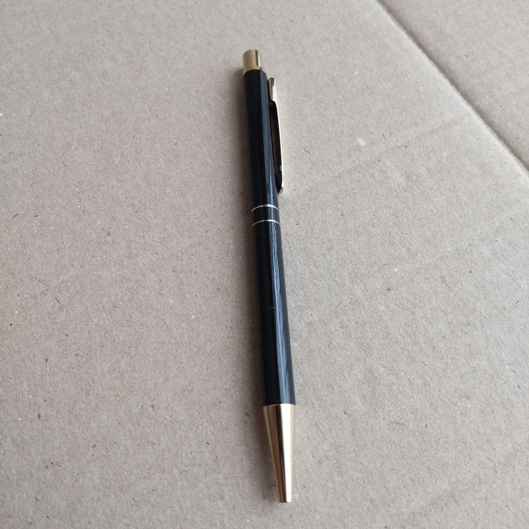 Daks Simpson London black ballpoint pen with replacement ink refill and Sailor compatible cartridge