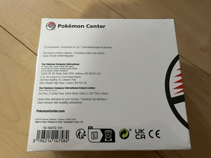 Pokemon Center exclusive Heatran double deck case with 2 deck boxes in shrink wrap