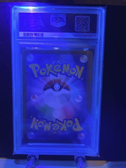 Pokemon Charizard VMAX PSA10 graded card from Rocket's Glory expansion SV10 109/098 in protective case