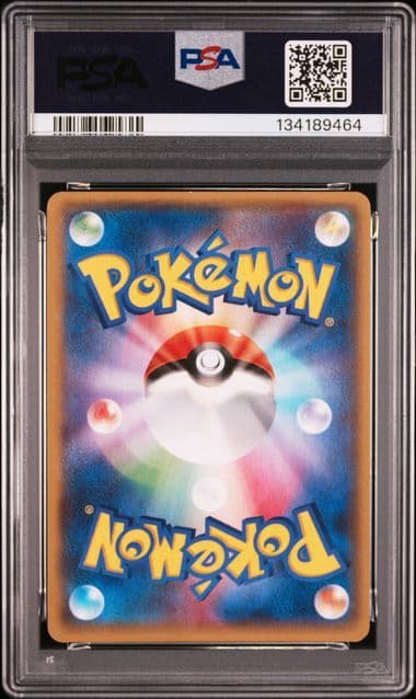 Bandai Pokémon Groudon of Team Magma trading card graded PSA 8 with certification number visible