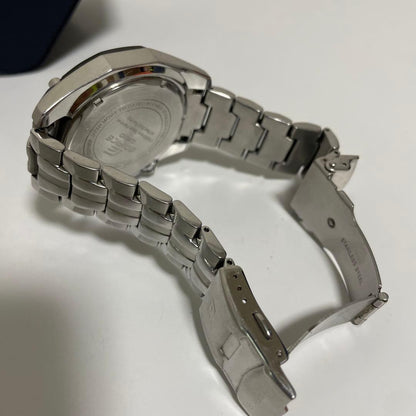 Red Bull Casio Silver and Black Watch Model 5147 with Stainless Steel Band — Japan Import
