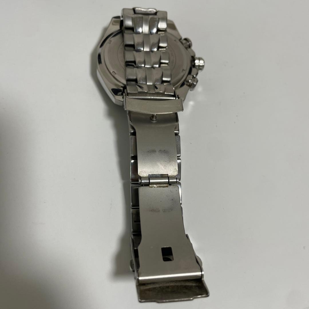 Red Bull Casio Silver and Black Watch Model 5147 with Stainless Steel Band — Japan Import