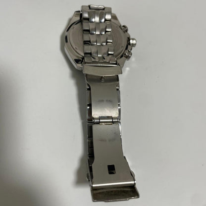 Red Bull Casio Silver and Black Watch Model 5147 with Stainless Steel Band — Japan Import