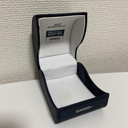 Red Bull Casio Silver and Black Watch Model 5147 with Stainless Steel Band — Japan Import