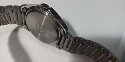 Casio Silver Analog Watch with Date Function