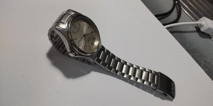 Casio Silver Analog Watch with Date Function