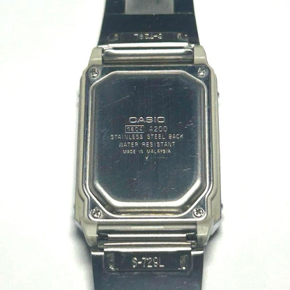 Casio Illuminator A200 ’90s Digital Watch with Battery Replacement — Japan Import