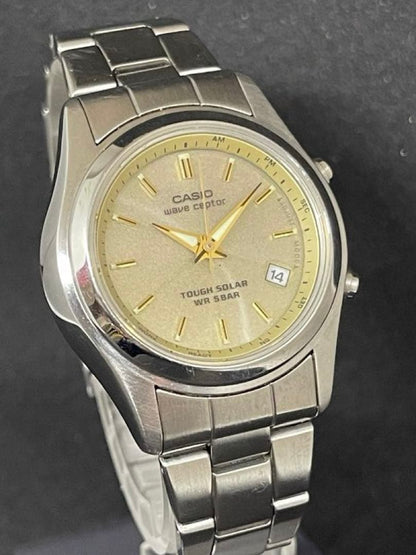 Casio Wave Ceptor WQV-110DJ Radio Solar Ladies Watch — Japan Import