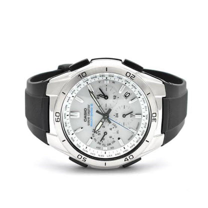 Casio Wave Ceptor Radio Solar Watch White Japanese Domestic Model
