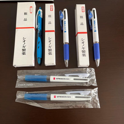Pharmaceutical Company Novelty Jet Slim Notepad with 5 pens and microfiber cloth Japan import