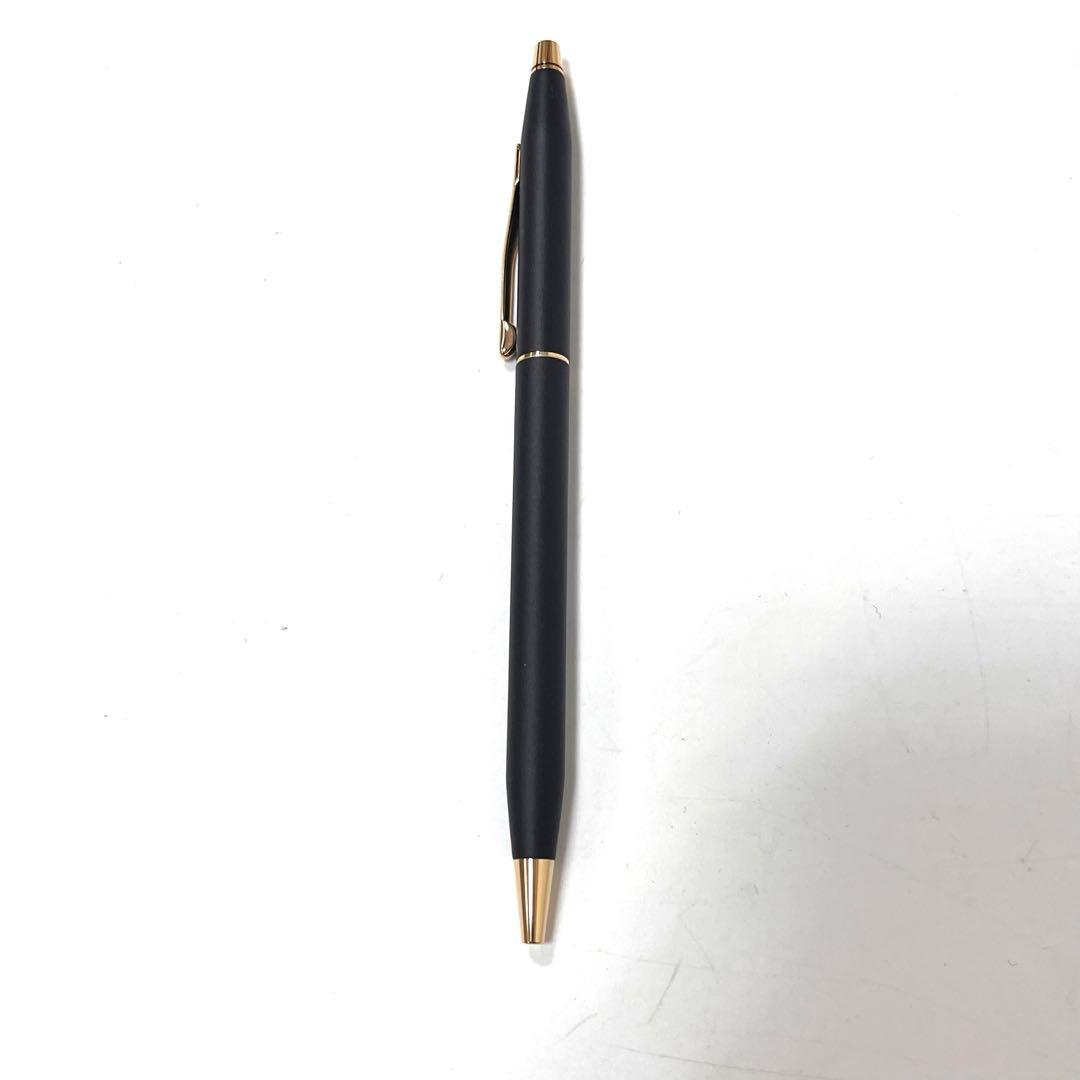 Cross Classic Century Black Ballpoint Pen - Black Ink, Gold Cap, Used — Japan Import
