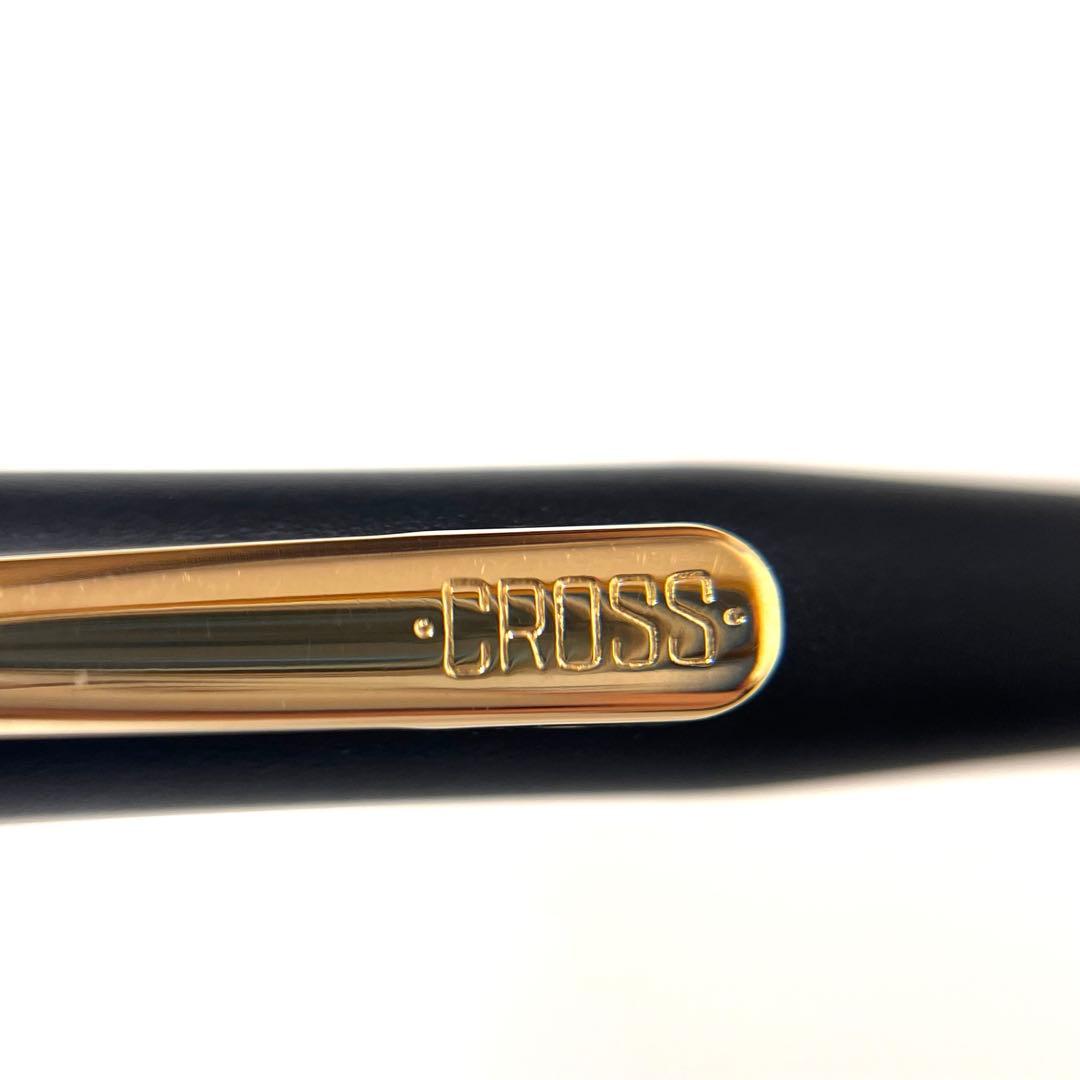 Cross Classic Century Black Ballpoint Pen - Black Ink, Gold Cap, Used — Japan Import
