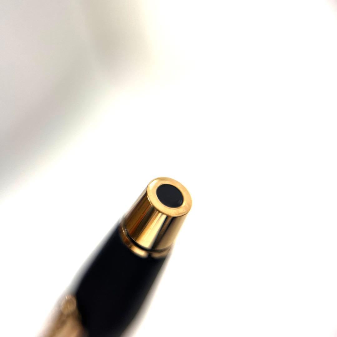 Cross Classic Century Black Ballpoint Pen - Black Ink, Gold Cap, Used — Japan Import