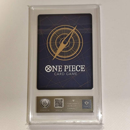 One Piece Monkey D. Luffy ST13-014 gold graded card by Gemix from Japan imported cherry blossom series