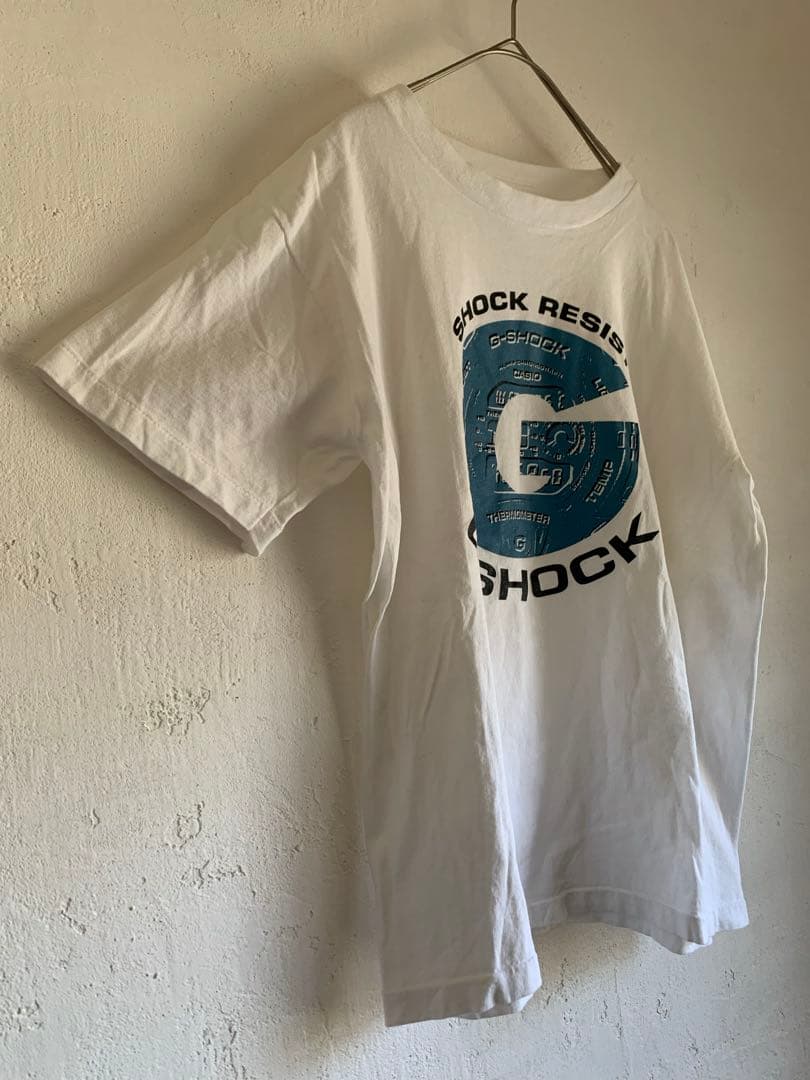 Casio G-Shock Vintage 1990s T-Shirt Novelty White Short Sleeve Logo Print
