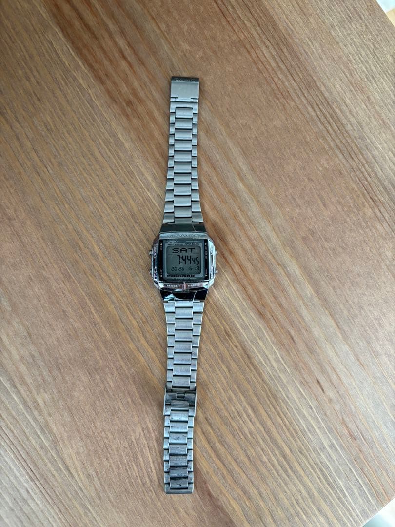 Casio Data Bank MULTI LINGUAL Data Bank DB-360 Silver Digital Watch