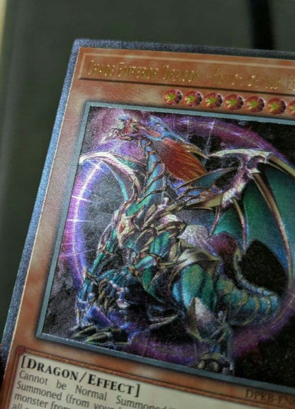 Yu-Gi-Oh English Chaos Emperor Dragon Envoy of the End Ultimate Rare card EU version showing front side