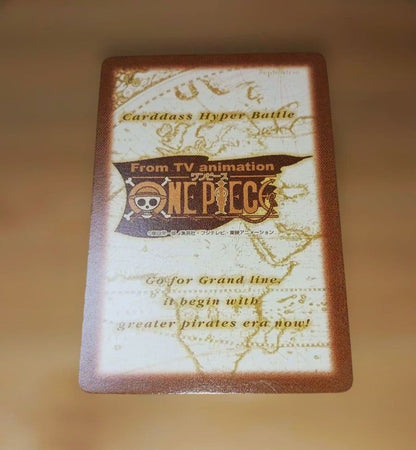 One Piece Trading Carddass Hyper Battle 2001 Old Back Nami rare collectible card in protective sleeve